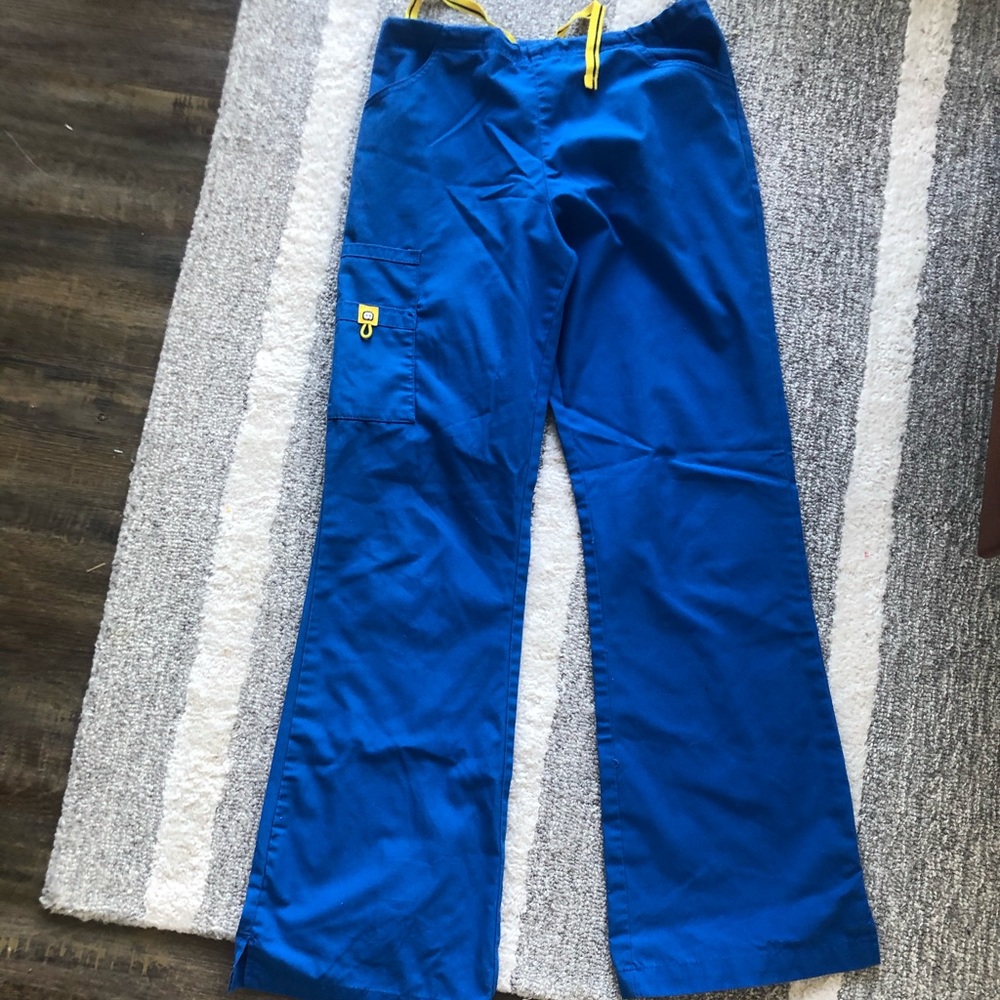 Flare scrub pants